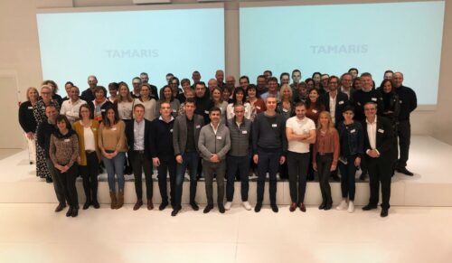 Tamaris begrüßte die französischen Partner in Detmold. (Foto: Tamaris)