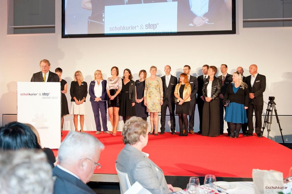 schuhkurier & step Award 2013 im K21 in Düsseldorf.