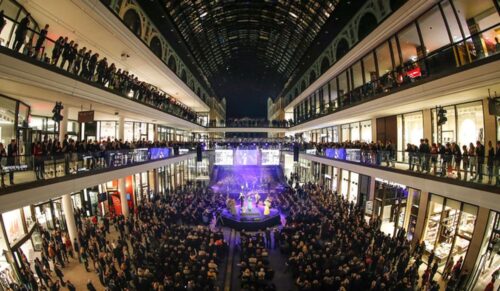BERLIN, GERMANY - SEPTEMBER 24: The 'LP 12 - Mall of Berlin' Opening on September 24, 2014 in Berlin, Germany. (Photo Franziska Krug/Getty Images for LP 12 - Mall of Berlin)