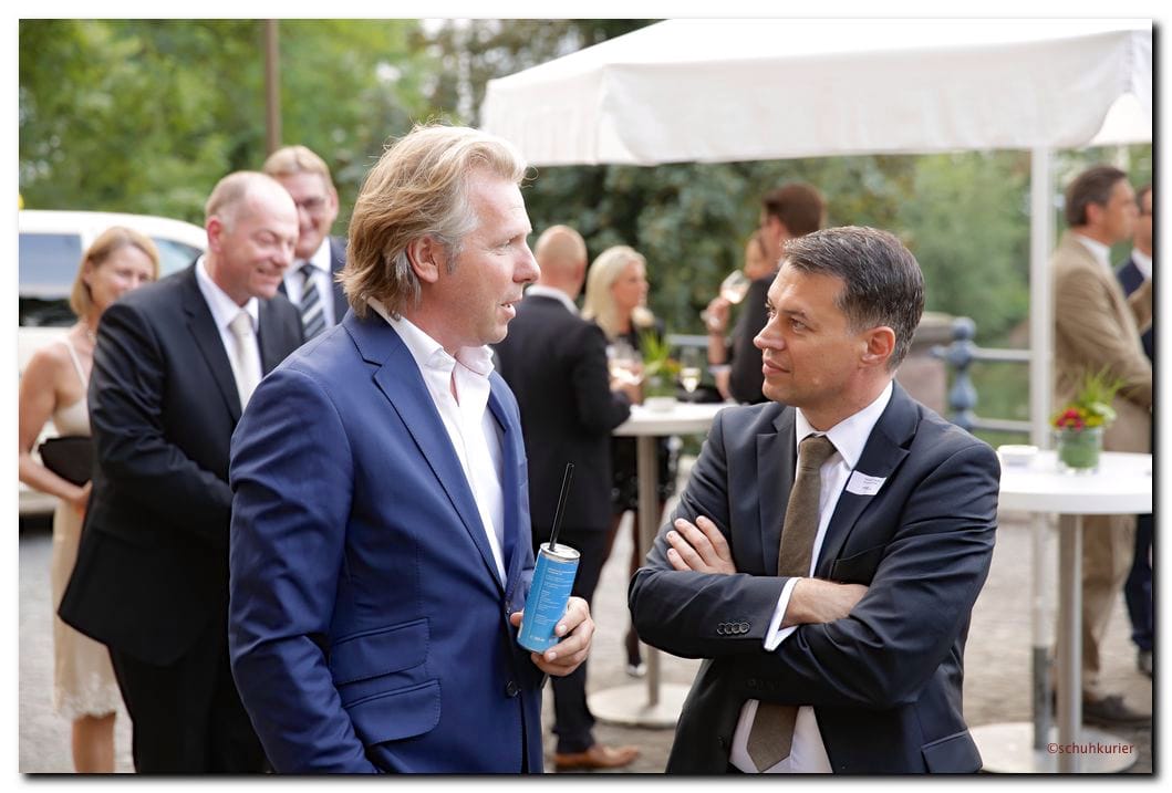 Thorsten Hermelink und Heinrich Traude - schuhkurier AWARD 2014 im K21 in Düsseldorf