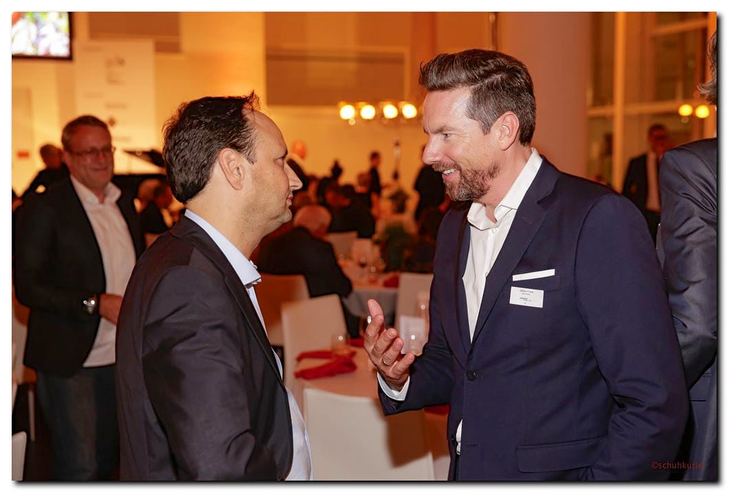 Michael Weyergans und Stefan Frank -  schuhkurier AWARD 2014 im K21 in Düsseldorf