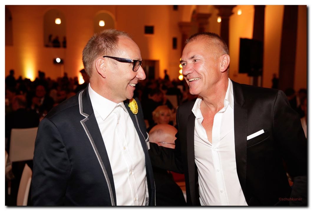 Max Schoenberg und Ralph Hanus - schuhkurier AWARD 2014 im K21 in Düsseldorf