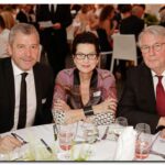 Karl Heinz Lauterbach, Helma Schütte und Klaus Schütte - schuhkurier AWARD 2014 im K21 in Düsseldorf
