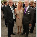 Joseph Lorenz, Gerlinde Lorenz und Horst Wortmann - schuhkurier AWARD 2014 im K21 in Düsseldorf