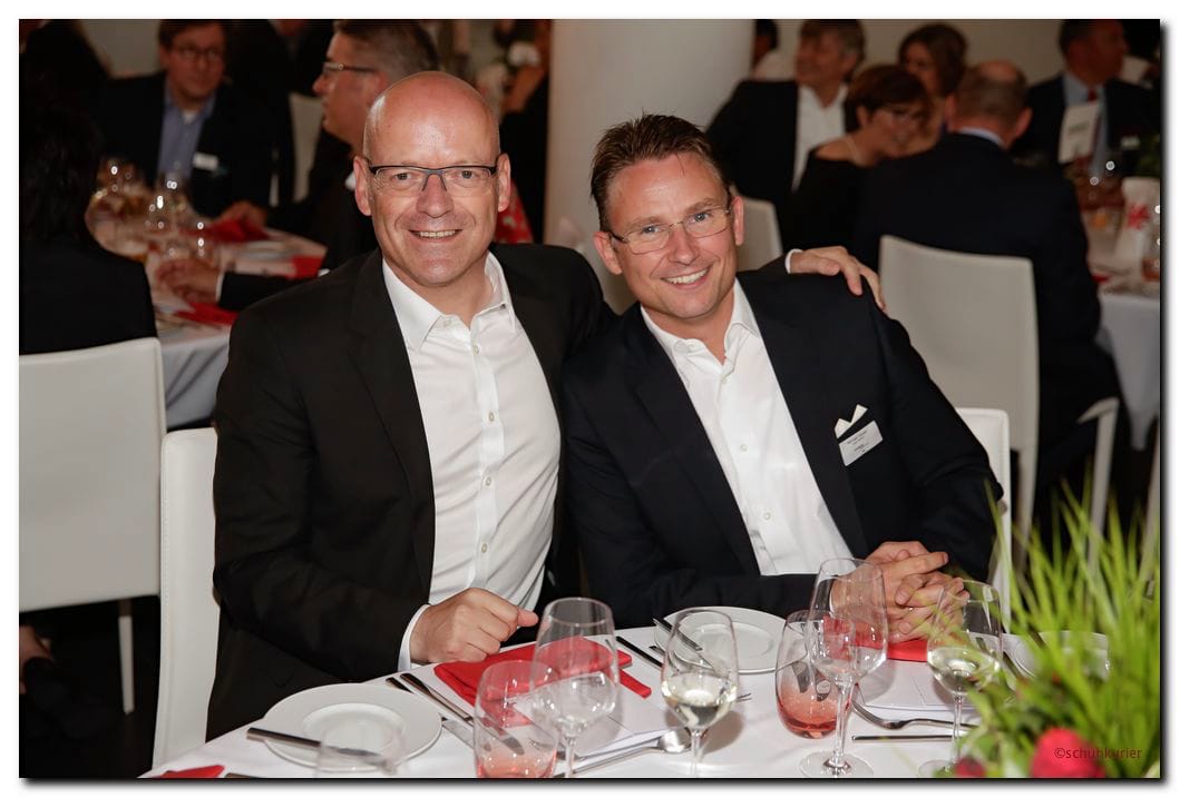 Günther Althaus und Michael Decker - schuhkurier AWARD 2014 im K21 in Düsseldorf