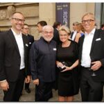 Fritz Terbuyken, Bernd Hummel, Gabriele Hummel und Heiner Terbuyken - schuhkurier AWARD 2014 im K21 in Düsseldorf