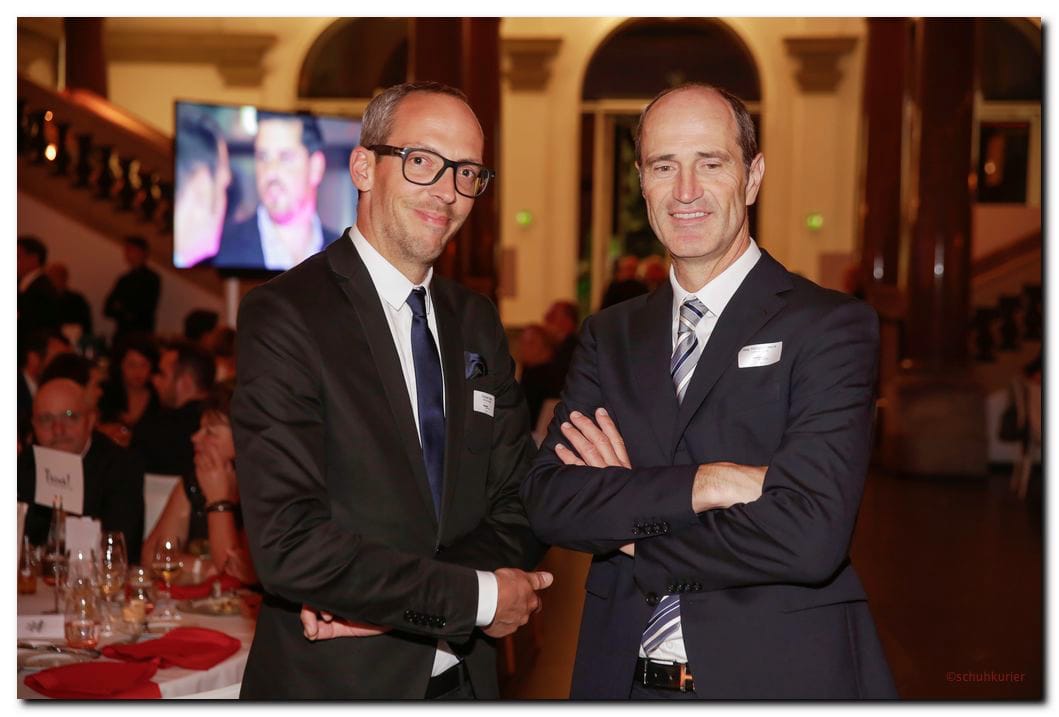 Christoph Mayer und Heinzpeter Mandl - schuhkurier AWARD 2014 im K21 in Düsseldorf