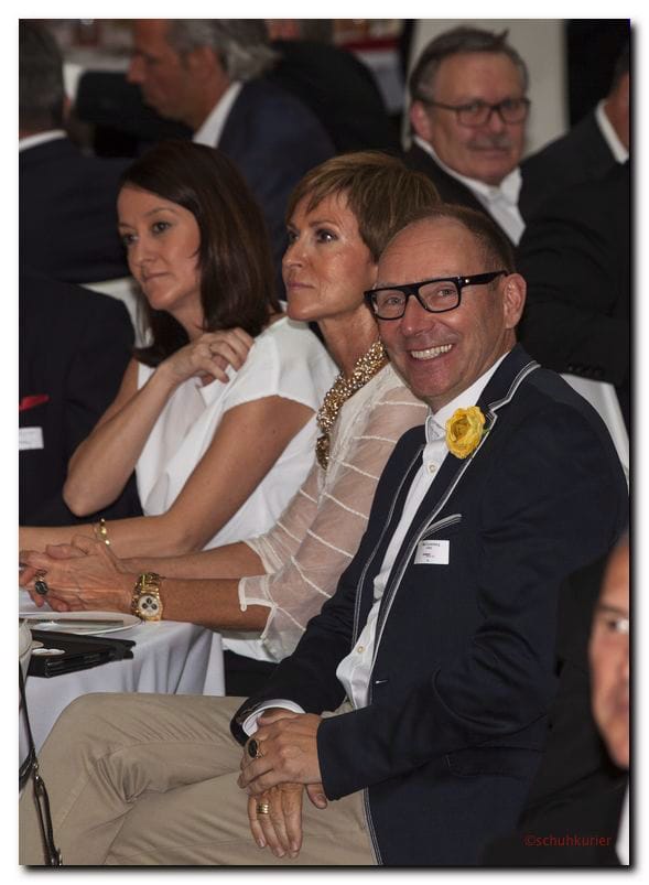 Belén Pertini, Romy und Max Schoenberg - schuhkurier AWARD 2014 im K21 in Düsseldorf