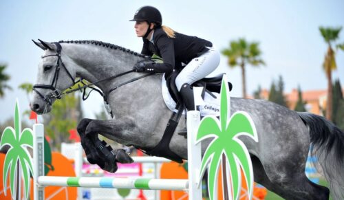 Oliva, SPAIN - 2014 March 22:  during CSI3* Mediterranean Equestrian Tour III at Oliva Nova Equestrian Center.(photo: 