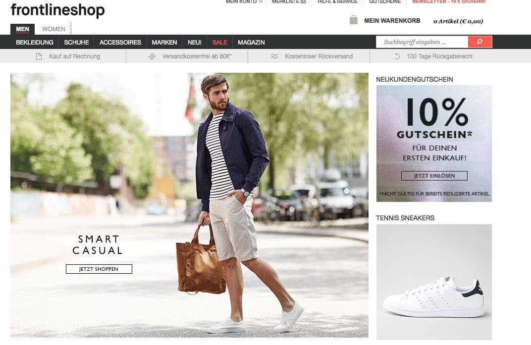 Menlook übernimmt Frontlineshop - schuhkurier