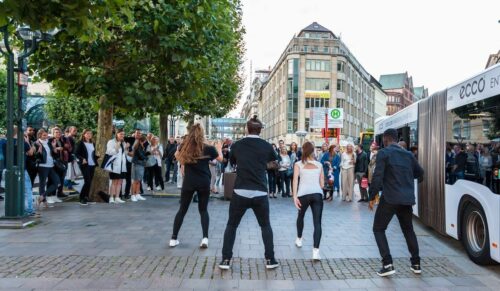 ECCO Opening Hamburg Bustour und Eröffnung ECCO Store, Europa Passage. Fotograf: Frank Erpinar, http://www.erpinar.de