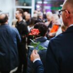 Schuhhändler Andreas Pross feiert Neueröffnung in Freiburg.