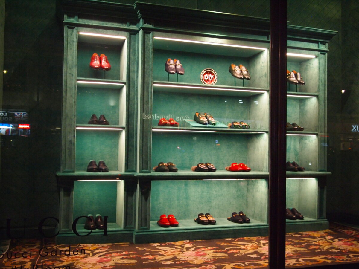 Harrods Gucci Bloom - Schaufenster London (Foto: Mavis)