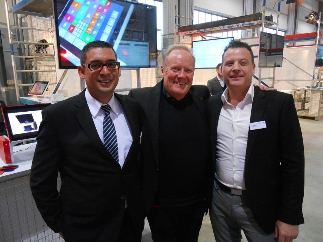 20 Jahre Etos – Sameep Rhode, Peter Bödeker und Mark Mitrena (Foto: Etos)