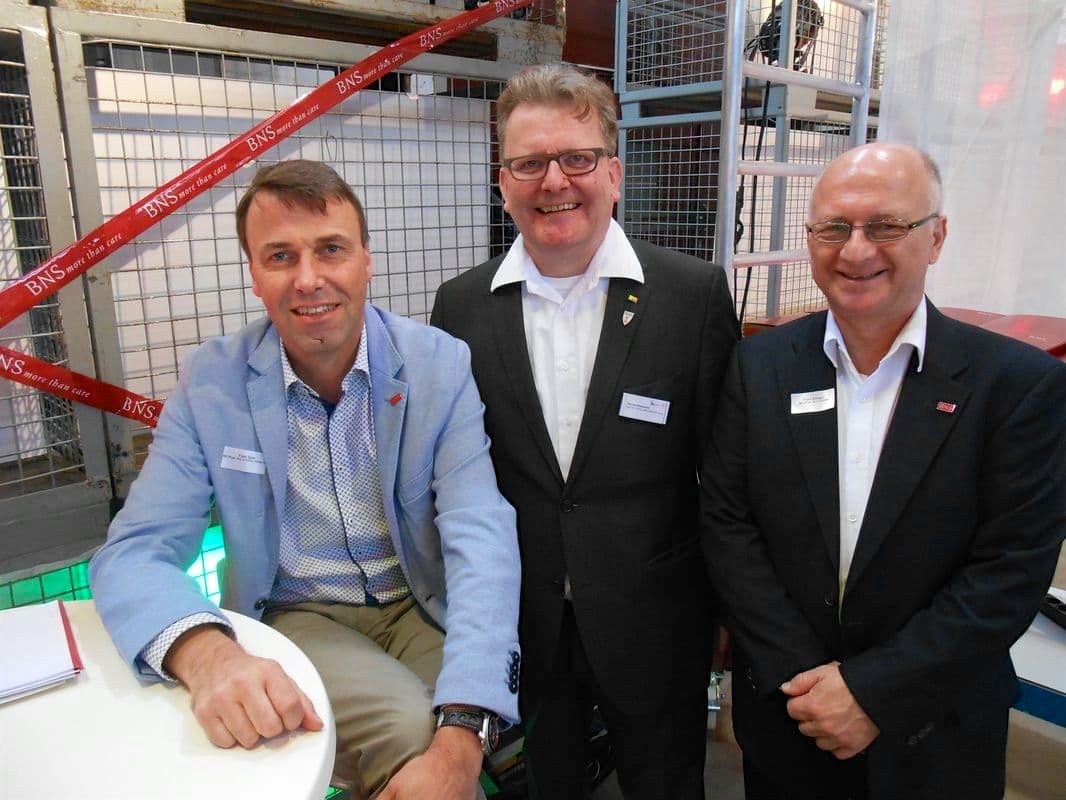 20 Jahre Etos – Frank Sauter, Thomas Rosemann und Frank Christian Schlegel (Foto: Etos)