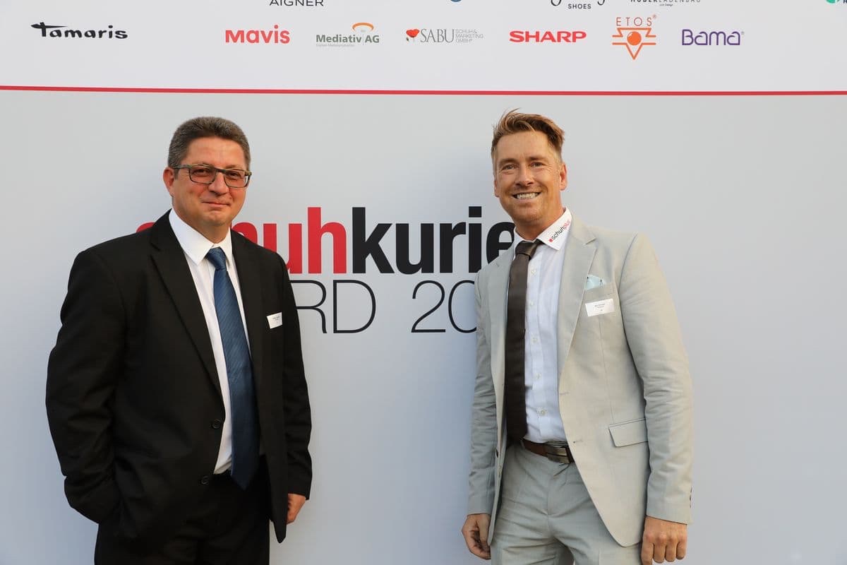 schuhkurier AWARD 2017 - Walter Valenti und Kai Zimmer