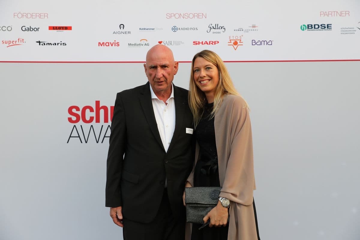 schuhkurier AWARD 2017 - Helmut Raaf und Annabell Fahnenstich