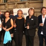 schuhkurier AWARD 2017 - Mirko Tott, Katja Kerstein, Sandra Tott, Niek Jansen und Tobias Zimmerer