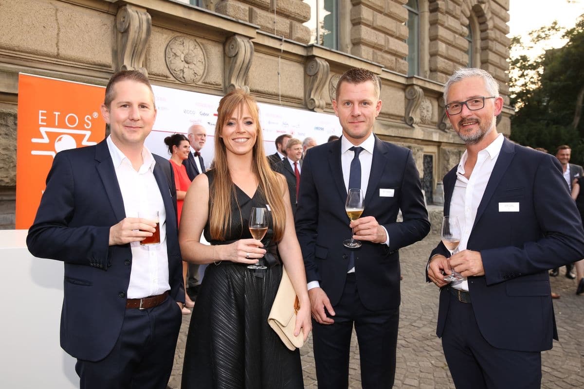 schuhkurier AWARD 2017 - Johannes Huber, Berenice Adriaensens, Pepijn van Bommel und Ulrich Focke