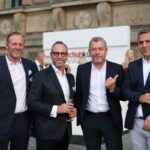 schuhkurier AWARD 2017 - Carsten Richter, Thomas Bergbauer, Karl-Heinz Lauterbach und Jeton Bujupi