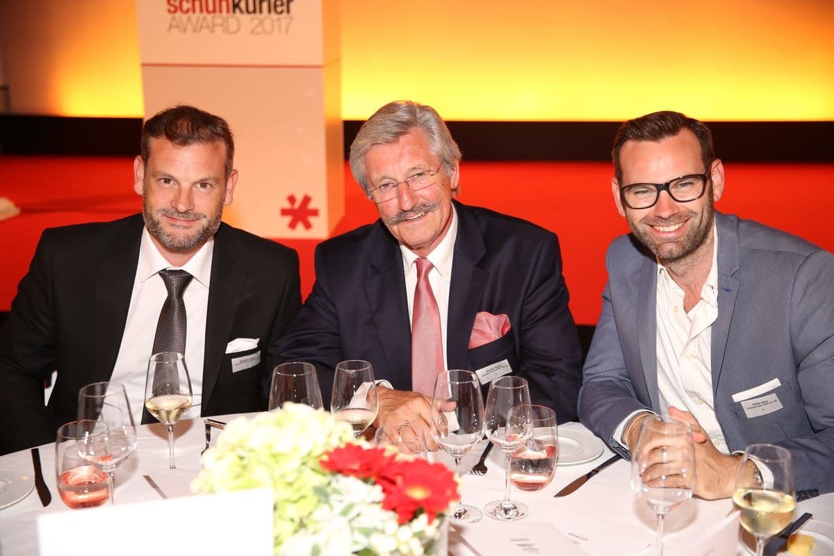schuhkurier AWARD 2017 - Sebastian, Günther und Steffen Kamp