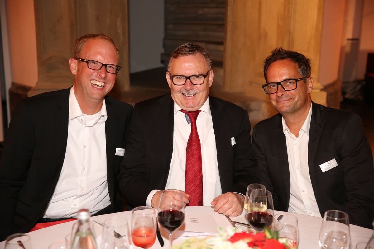 schuhkurier AWARD 2017 - Björn Wischnewski, Poul Haugaard Petersen und Jörg Wetzel