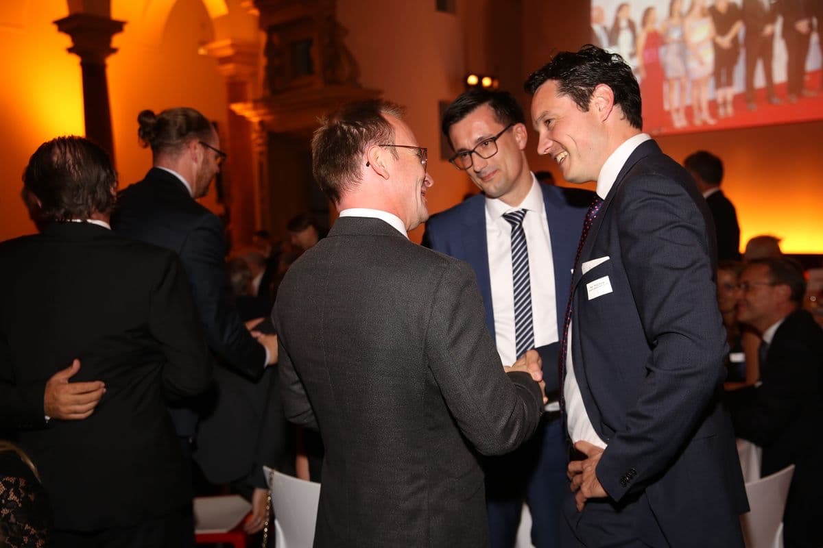 schuhkurier AWARD 2017 - Jens Beining, Marco Kling und Peter-Phillip Kienast