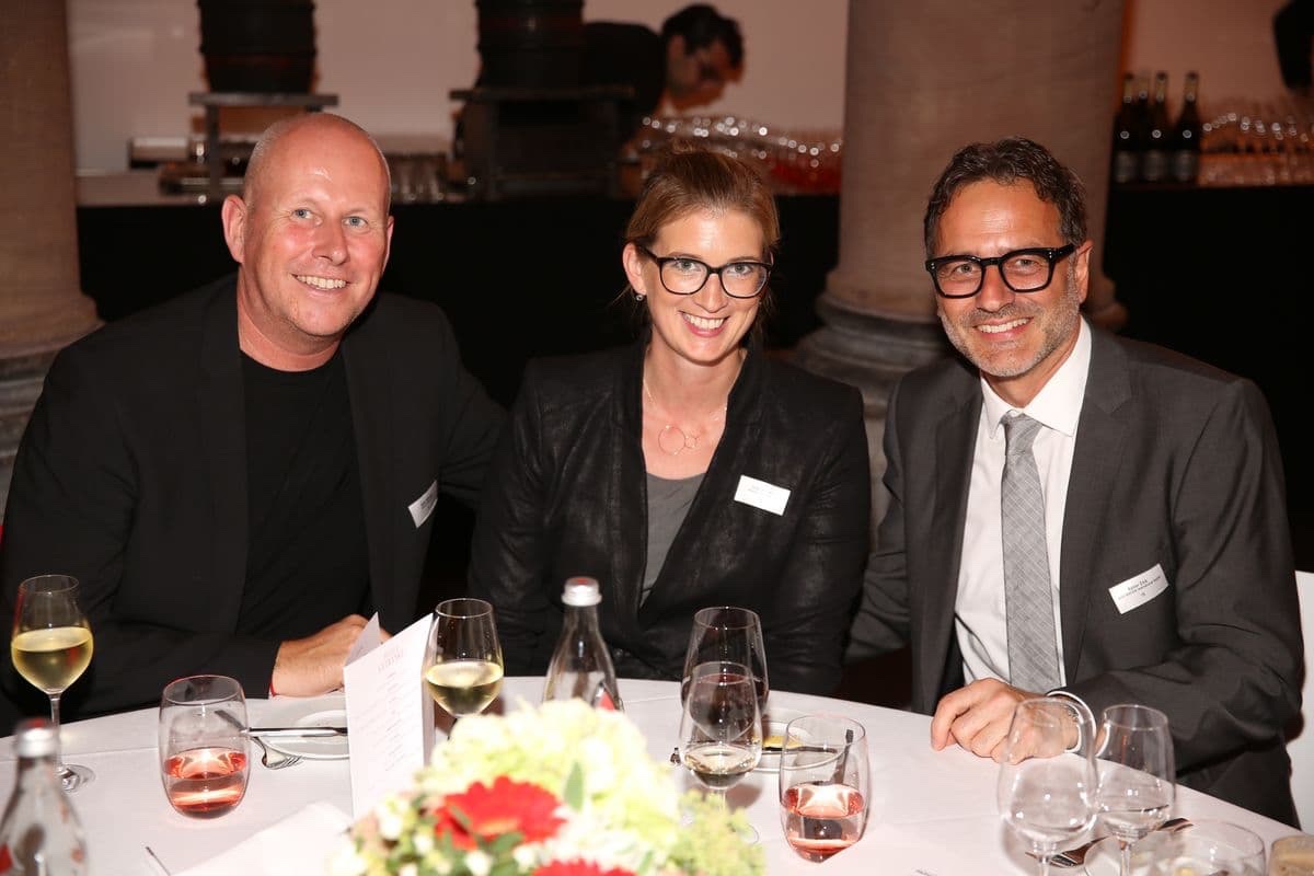 schuhkurier AWARD 2017 - Peter Schwarz,  Anke Wellner und Rainer Zink