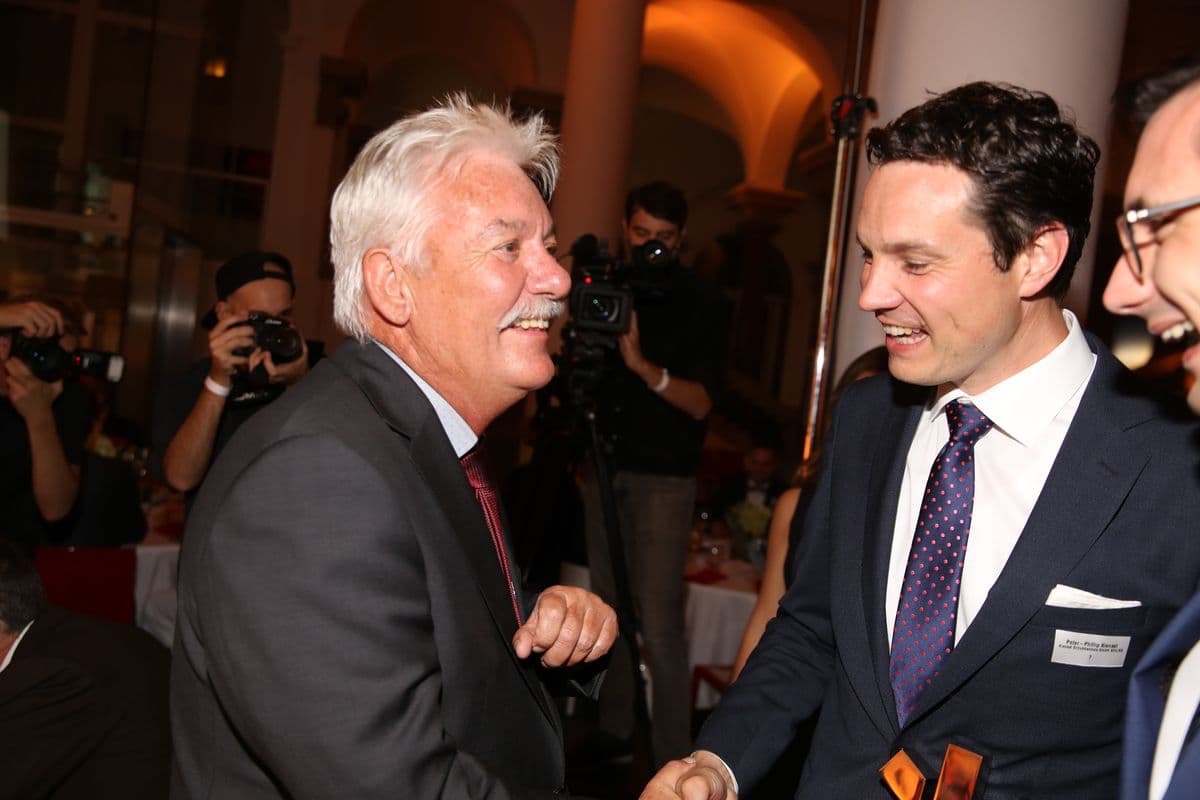 schuhkurier AWARD 2017 - Werner Riethmann und Peter-Phillip Kienast