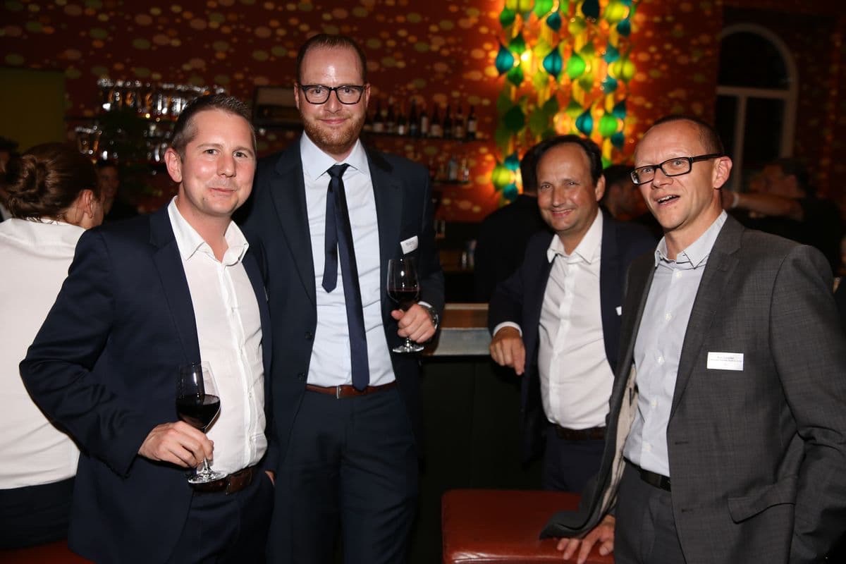 schuhkurier AWARD 2017 - Johannes Huber, Marc Leinweber, Michael Weyergans und Marc Schreiber
