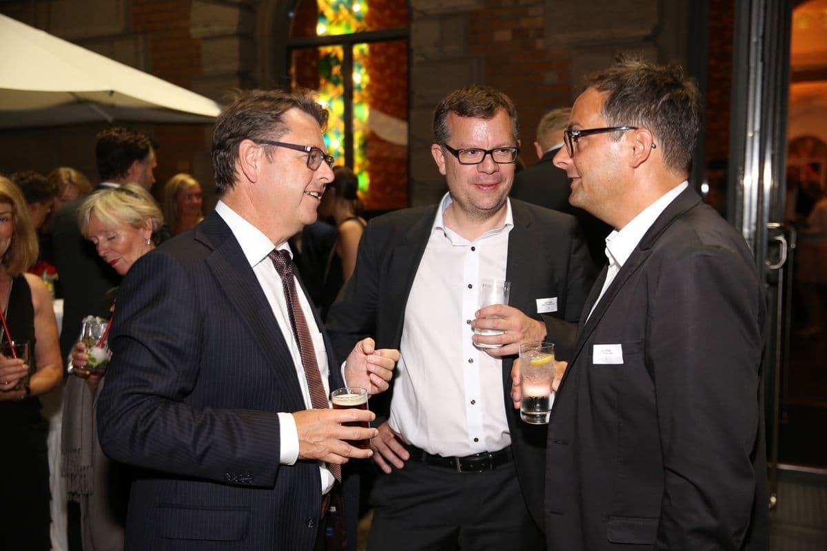 schuhkurier AWARD 2017 - Manfred Junkert, Jens Wolter und Jörg Wetzel