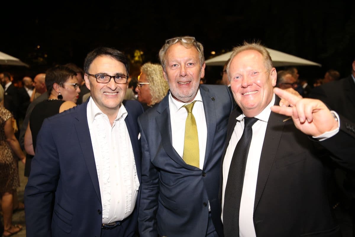 schuhkurier AWARD 2017 - Karim Choukair, Michael Brumme, Peter Bödeker