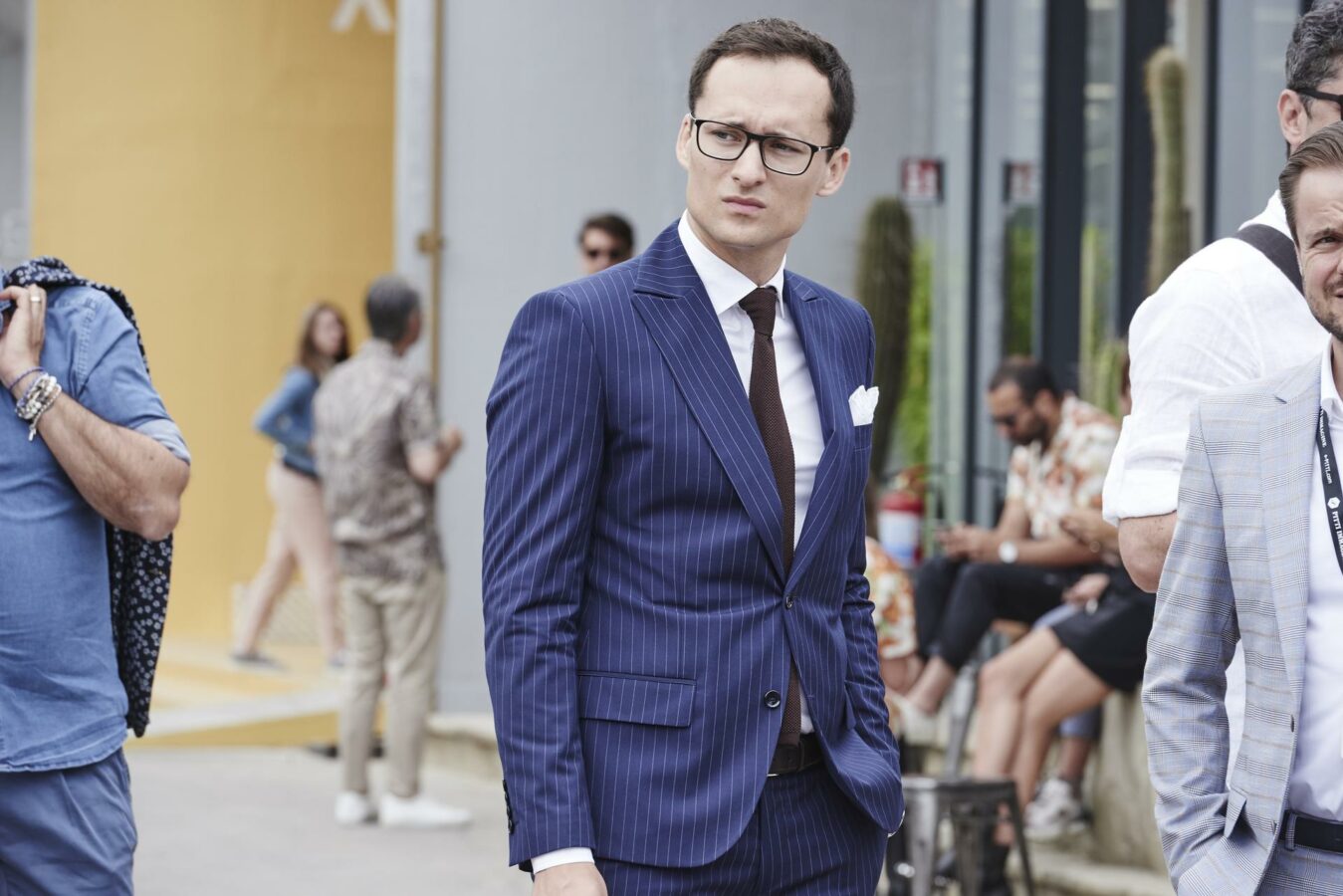 Streetstyles von der Modemesse Pitti Uomo in Florenz (Foto: Pitti Uomo)