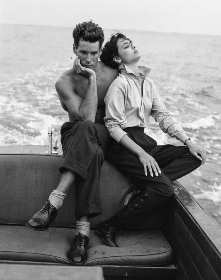 Bruce Weber, Bruce Hulse and Talisa Soto for British Vogue, 1982, © Bruce Weber, Courtesy of Bruce Weber and Nan Brush