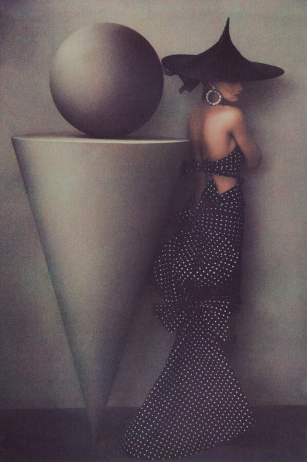 Sheila Metzner, Uma in Dress by Patou, 1986, © Sheila Metzner