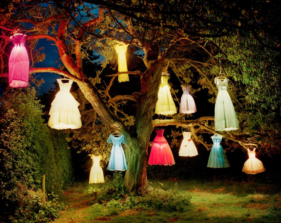 Tim Walker, The Dress-Lamp Tree, 2002, © Tim Walker