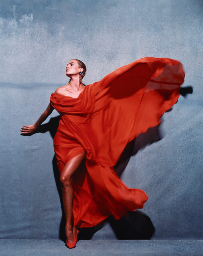 Victor Skrebneski, Givenchy Red, Paris, 1990, © Victor Skrebneski