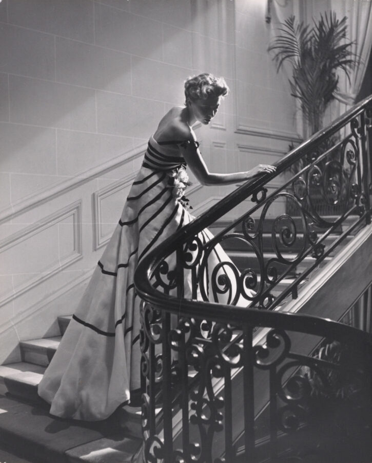 Willy Maywald, Liszt Gown by Dior, 1948, © 2018 Association Willy Maywald:Artists Rights Society ARS, New York ADAGP, Paris 
