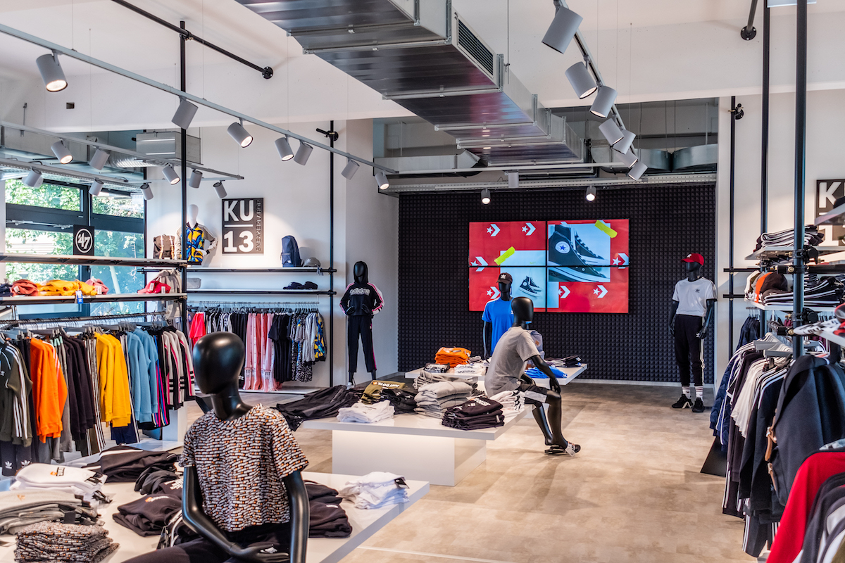 Der neue Sneaker- und Streetwear-Store KU 13 in Kulmbach. Er gehört zum Schuhfilialisten Mücke (Foto: Mücke). 