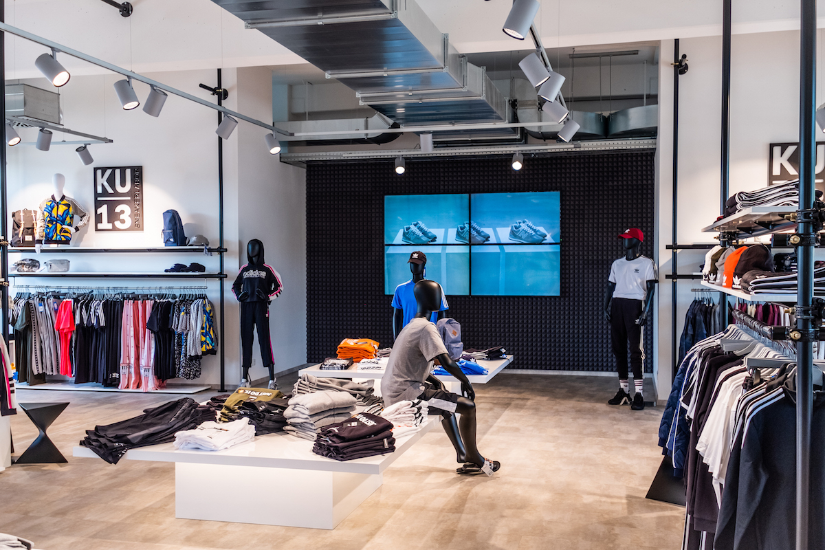 Der neue Sneaker- und Streetwear-Store KU 13 in Kulmbach. Er gehört zum Schuhfilialisten Mücke (Foto: Mücke). 