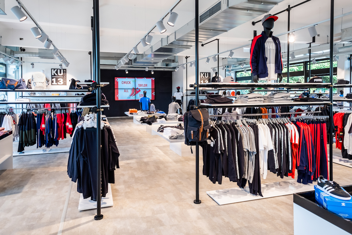 Der neue Sneaker- und Streetwear-Store KU 13 in Kulmbach. Er gehört zum Schuhfilialisten Mücke (Foto: Mücke). 