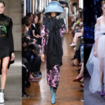 Ankle Boots, mal ganz schlicht, mal in bunten Farben, waren in vielen Kollektionen zu sehen (v.l.n.r.): Christopher Kane; Erdem; Nicholas Kirkwood (Fotos: © IMAXtree.com)