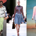Kleine Nieten werden im F/S gerne auf zarten High-Heels gespielt (v.l.n.r.): Ashley Williams, Burberry, Roberta Einer (Fotos: IMAXtree.com) 