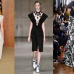 Übergroße Schmucksteine und -schnallen setzen Loafer und Boots dekorativ in Szene (v.l.n.r.): Alexa Chung, Christopher Kane, Erdem (Fotos: IMAXtree.com) 