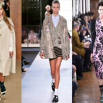 Einer DER Trends der Londoner Fashion Week: zarte Söckchen, die in offenen Schuhen getragen werden (v.l.n.r.): Alexa Chung, Burberry, Erdem (Fotos: IMAXtree.com)