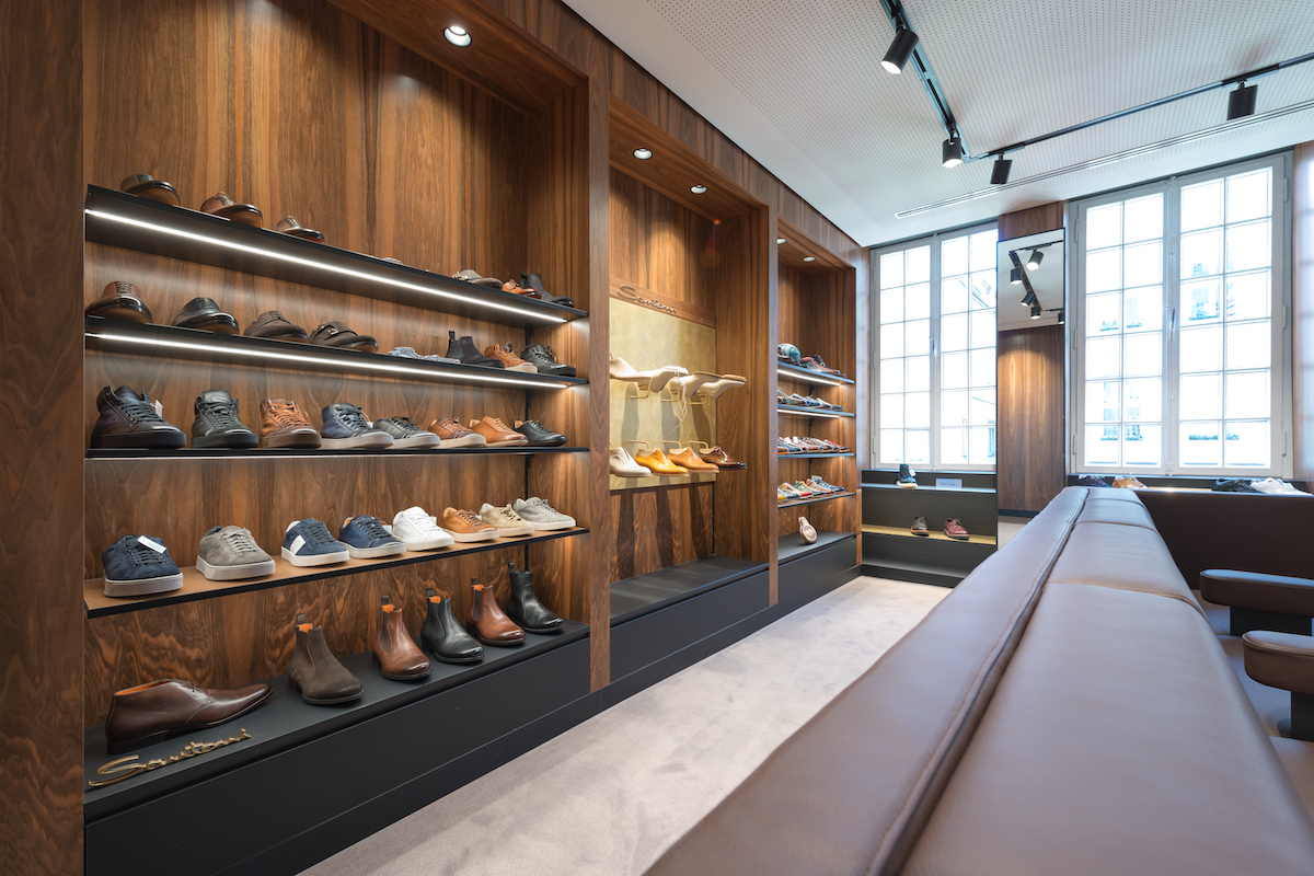 Die Herrenschuh-Abteilung von Zumnorde in Münster (Foto: Zumnorde).