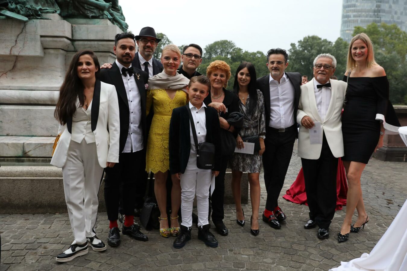 Anne Ortola Choukair, Debraj Mukherjee, Marc Ortola Choukair, Nina, Karim, Noah, Nicole, Dacil, Olivier, Rajab und Daniela Choukair