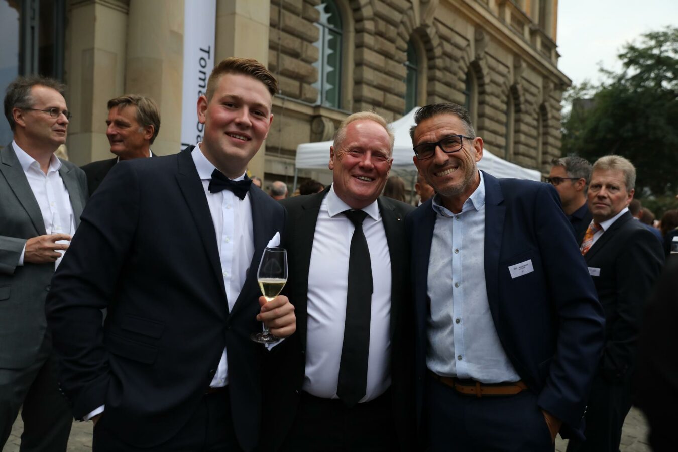 Louis und Peter Bödeker und Carl-August Seibel