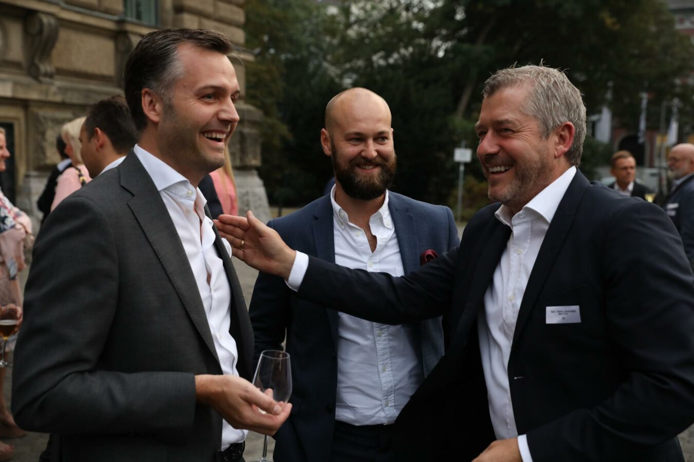 Thomas Skuldboel, Peter Kaufmann und Karl-Heinz Lauterbach