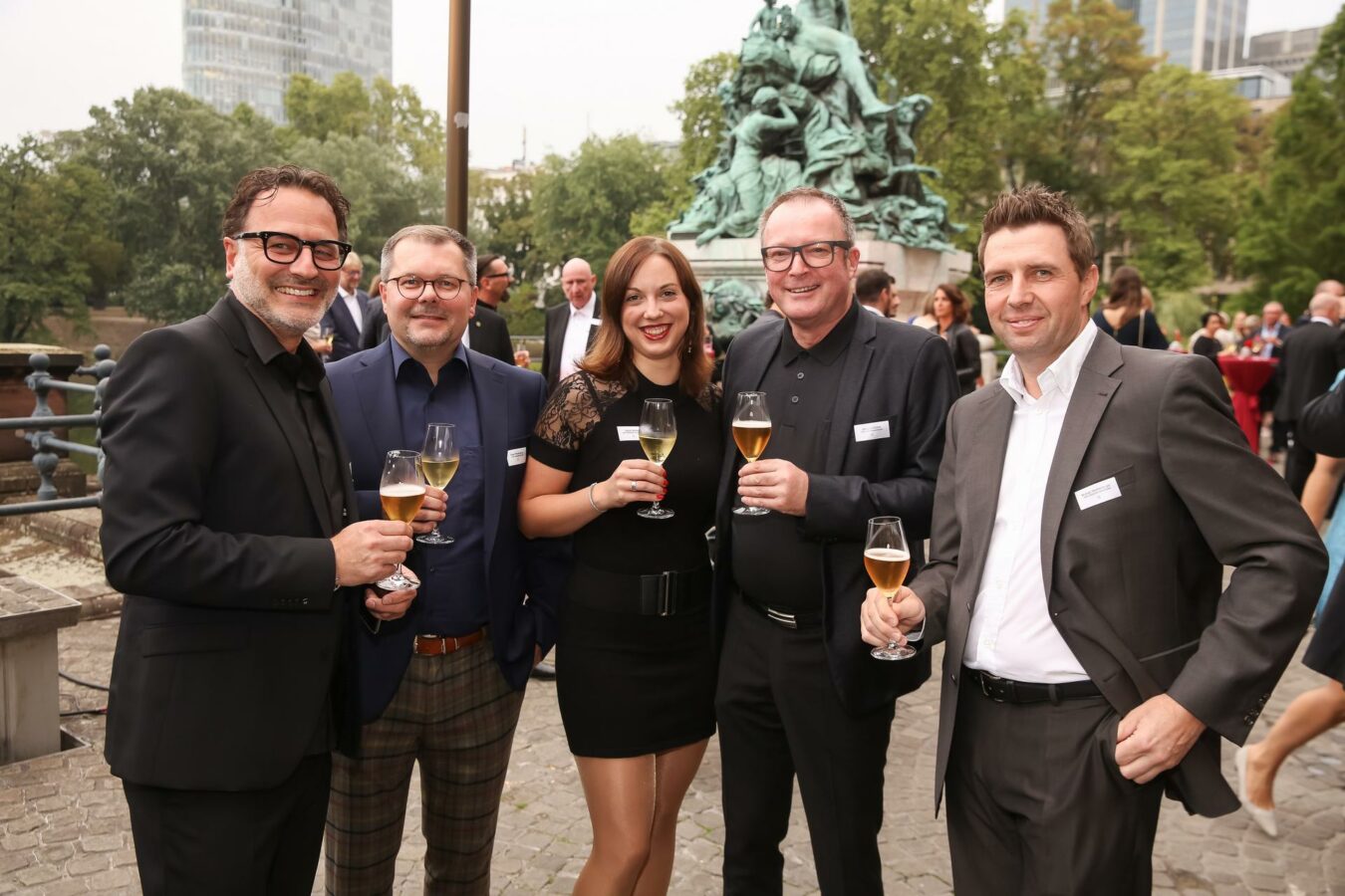 Rainer Zink, Klaus Pommerening, Carolin Winkler, Johannes Füchter und Michael Hechenberger
